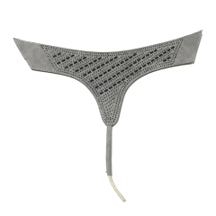 Korean version hot girl wind laser hose hot diamond jewelry women sandals upper semi-finished wholesale