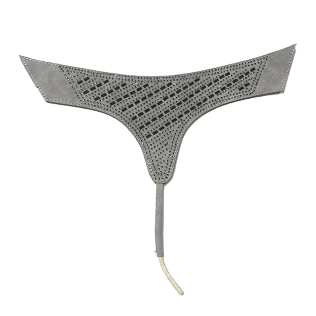 Korean version hot girl wind laser hose hot diamond jewelry women sandals upper semi-finished wholesale