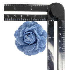 Custom bead embroidery shoes floral denim bow iron drill shoes floral jewelry women's shoes slippers children's shoes accessories to sample processing