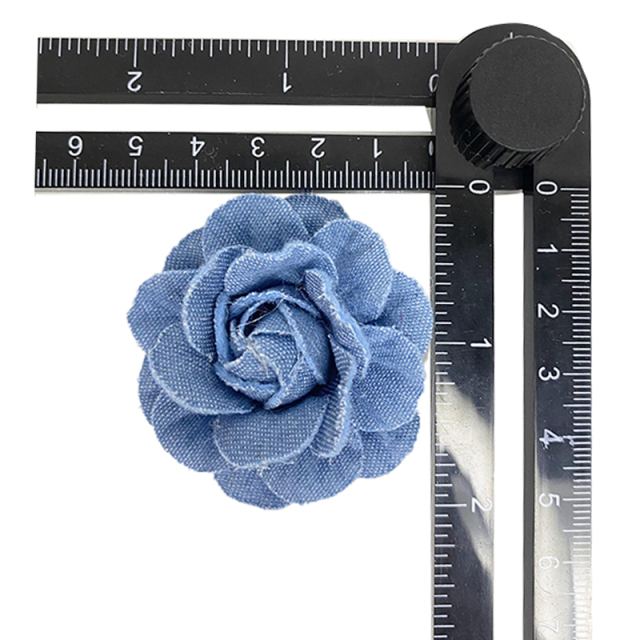 Custom bead embroidery shoes floral denim bow iron drill shoes floral jewelry women's shoes slippers children's shoes accessories to sample processing