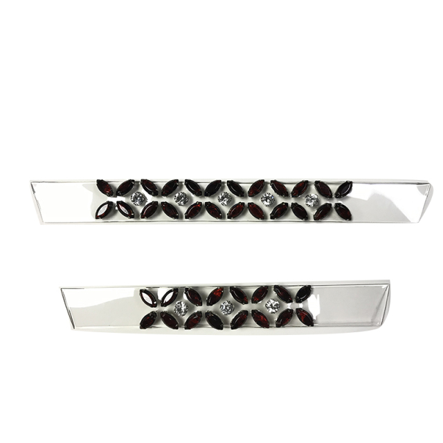 2021 new electric embroidery hot diamond chain shoe accessory fashion diamond inlaid shoe material sandals slippers women's upper customization