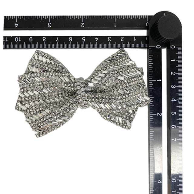 Explosive hot diamond shoes flower acrylic diamond back rubber mesh diamond shoes flower women's shoe upper accessories to sample processing custom