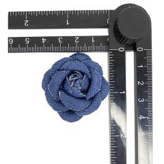 Custom beads embroidery shoes flower handmade denim flowers hot drill shoes flower jewelry women's shoes slippers children's shoes accessories to sample processing