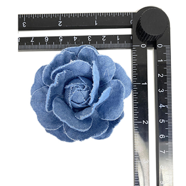 Custom bead embroidery shoes floral denim bow iron drill shoes floral jewelry women's shoes slippers children's shoes accessories to sample processing