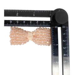 Hot-selling pearl embroidery shoes flower pearl chain beaded bow shoes flower women's shoes upper accessories to sample processing custom