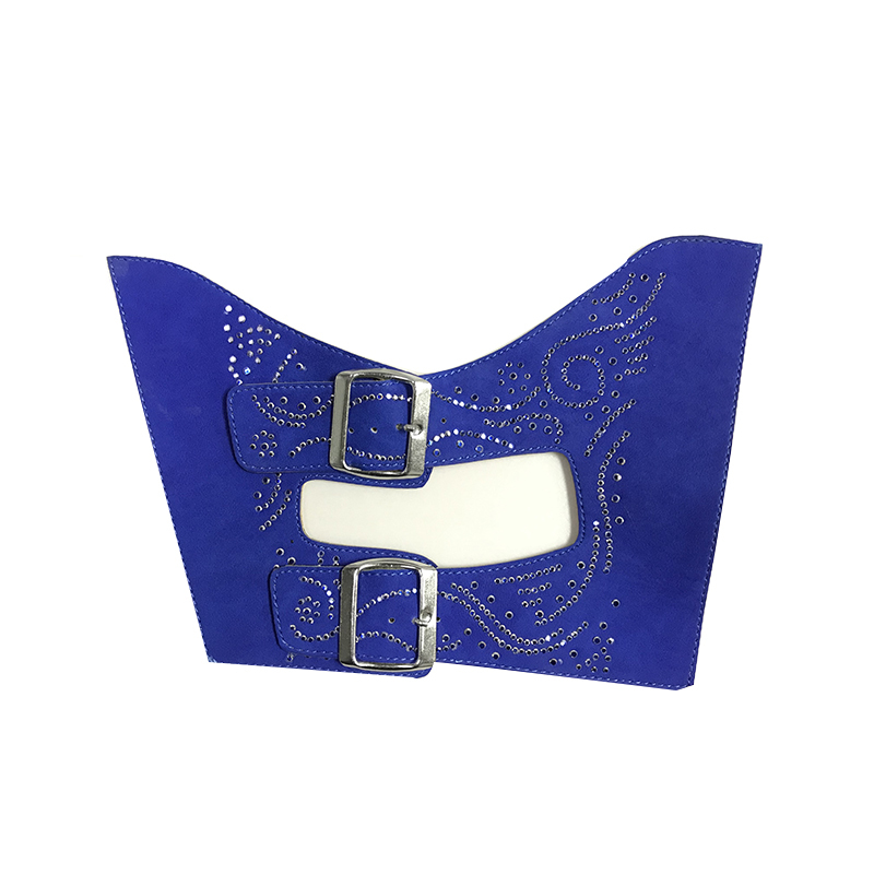 Korean version hot girl wind laser hose hot diamond jewelry women sandals upper semi-finished wholesale