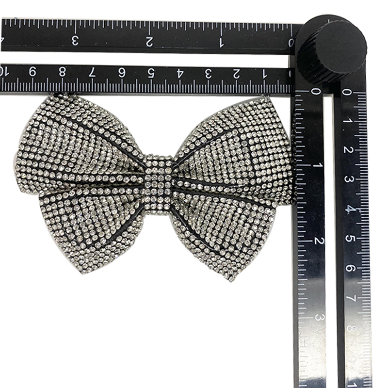 Explosive hot diamond shoes flower acrylic diamond back rubber mesh diamond shoes flower women's shoe upper accessories to sample processing custom