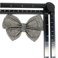 Explosive hot diamond shoes flower acrylic diamond back rubber mesh diamond shoes flower women's shoe upper accessories to sample processing custom