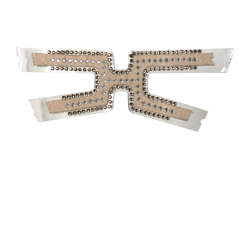 Hot new laser spot hot diamond jewelry women sandals children's upper semi-finished wholesale processing customization