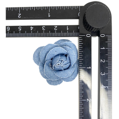 Custom beads embroidery shoes flower handmade denim flowers hot drill shoes flower jewelry women's shoes slippers children's shoes accessories to sample processing