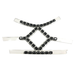 Hot new laser spot hot diamond jewelry women sandals children's upper semi-finished wholesale processing customization