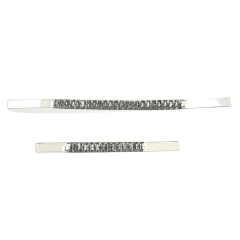 Hot new laser spot hot diamond jewelry women sandals children's upper semi-finished wholesale processing customization