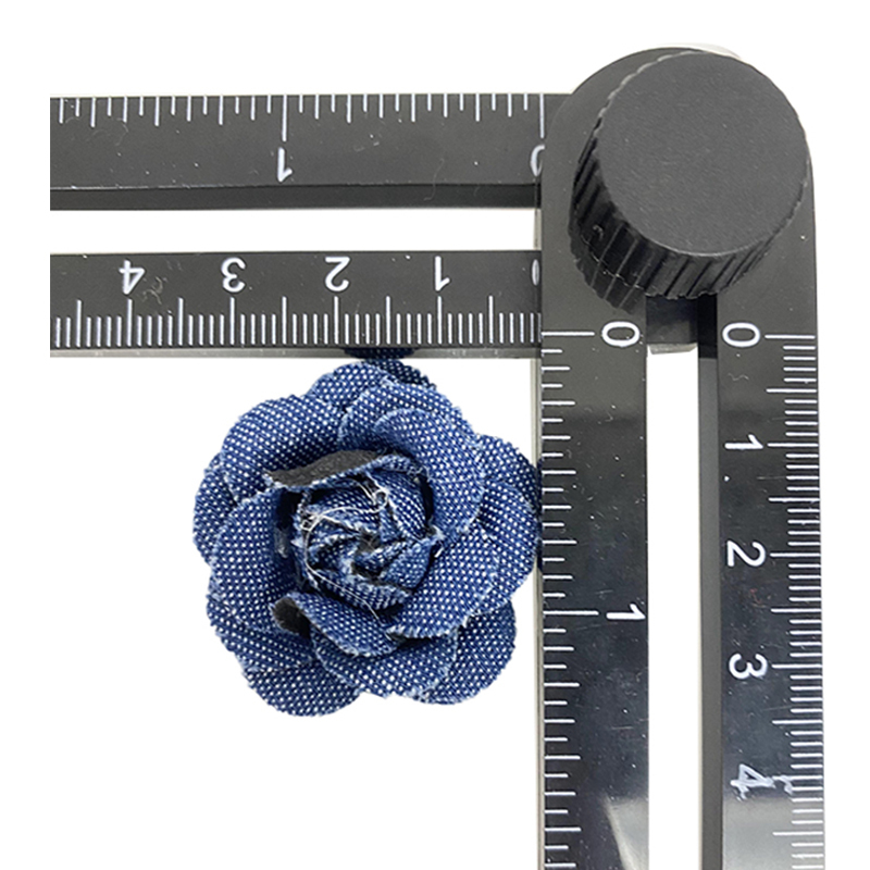 Custom beads embroidery shoes flower handmade denim flowers hot drill shoes flower jewelry women's shoes slippers children's shoes accessories to sample processing