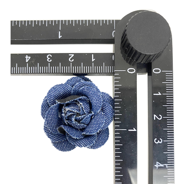 Custom beads embroidery shoes flower handmade denim flowers hot drill shoes flower jewelry women's shoes slippers children's shoes accessories to sample processing