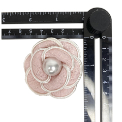 Custom beads embroidery shoes flower handmade denim flowers hot drill shoes flower jewelry women's shoes slippers children's shoes accessories to sample processing