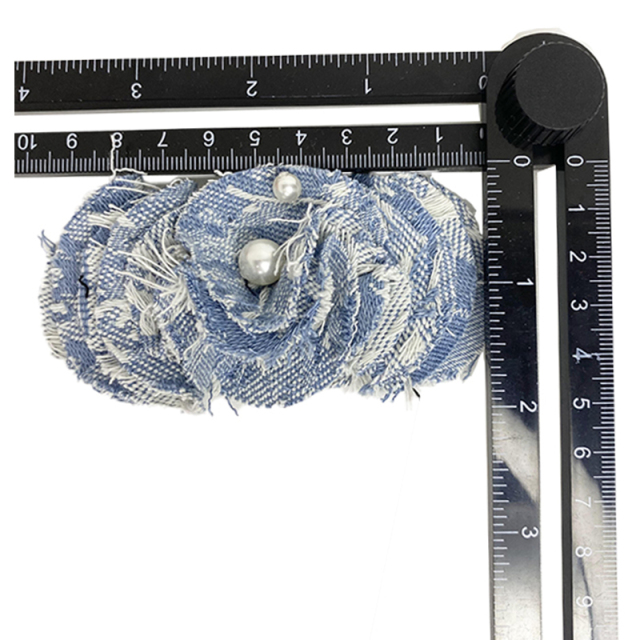 Hot-selling pearl embroidery shoes flower pearl chain beaded bow shoes flower women's shoes upper accessories to sample processing custom