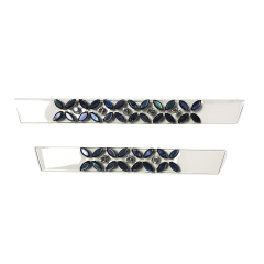 2021 new electric embroidery hot diamond chain shoe accessory fashion diamond inlaid shoe material sandals slippers women's upper customization