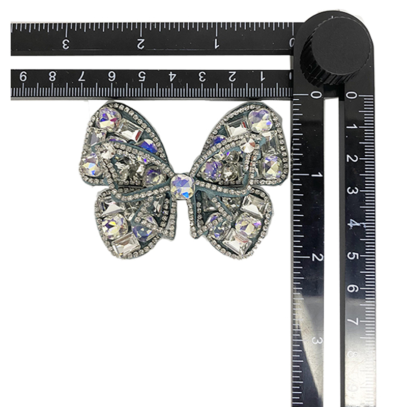 Hot hot diamond shoes flower acrylic diamond back rubber hot diamond shoes flower women's shoe upper accessories to sample processing custom