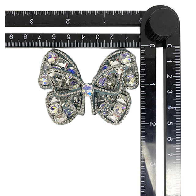 Hot hot diamond shoes flower acrylic diamond back rubber hot diamond shoes flower women's shoe upper accessories to sample processing custom