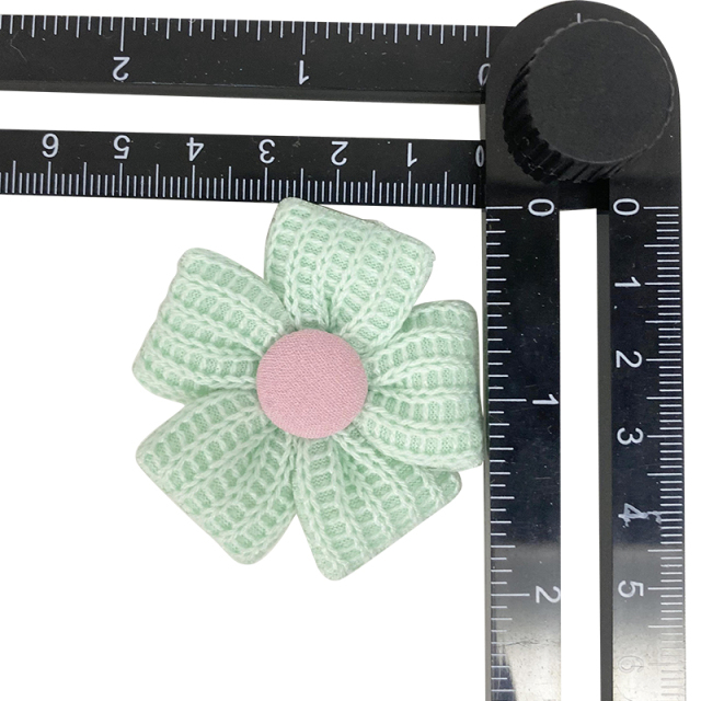 Custom rope embroidery shoes flower wool knitting crochet embroidery shoes flower jewelry women's shoes sandal face semi-finished accessories to sample processing