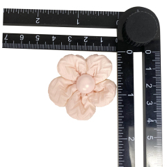 Custom shoe flower accessories cloth hand nail bead embossed shoes flower jewelry women's shoes sandal face semi-finished accessories to sample processing