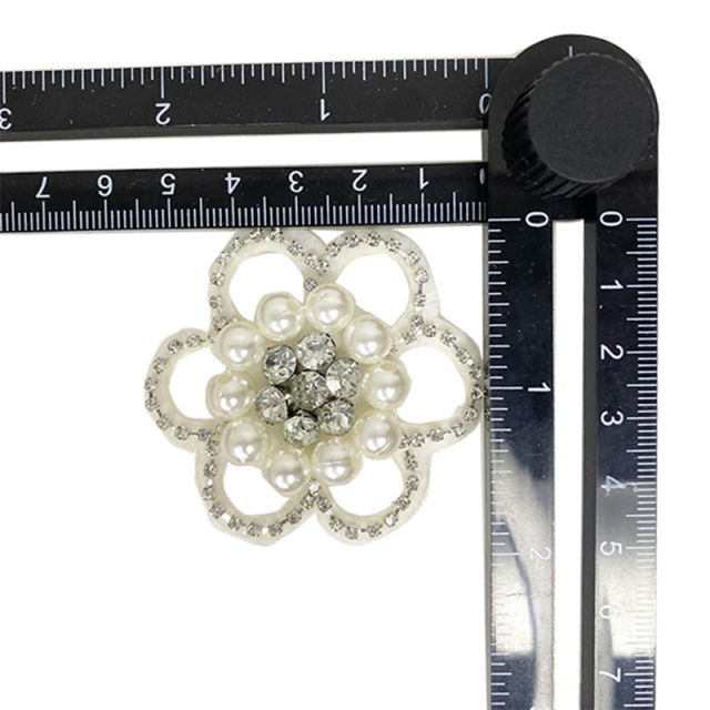 Women's shoes accessories hand-stitched nail beads shoes flower petal-like ornaments clothing shoes accessories processing custom wholesale