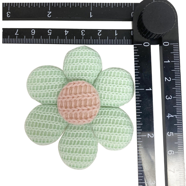 Custom rope embroidery shoes flower wool knitting crochet embroidery shoes flower jewelry women's shoes sandal face semi-finished accessories to sample processing