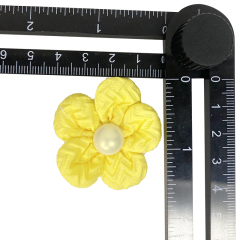 Custom shoe flower accessories cloth hand nail bead embossed shoes flower jewelry women's shoes sandal face semi-finished accessories to sample processing