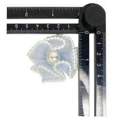 Custom beads embroidery shoes flower handmade mesh nail beads iron drill shoes flower jewelry women's shoes slippers children's shoes accessories to sample processing