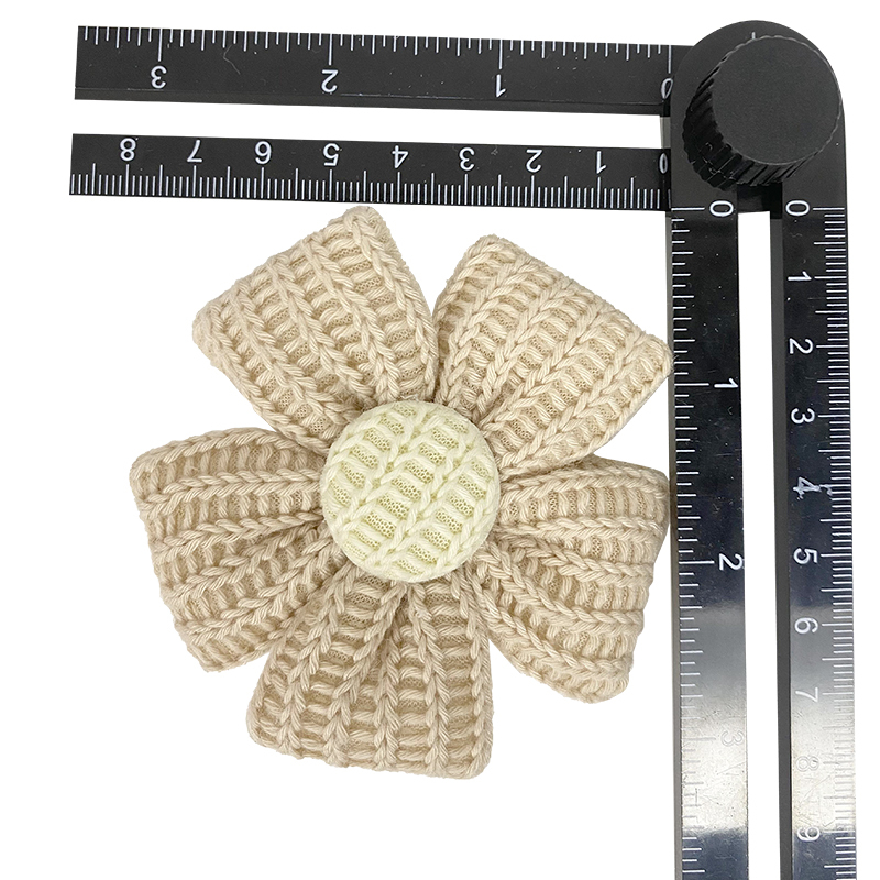 Custom rope embroidery shoes flower wool knitting crochet embroidery shoes flower jewelry women's shoes sandal face semi-finished accessories to sample processing