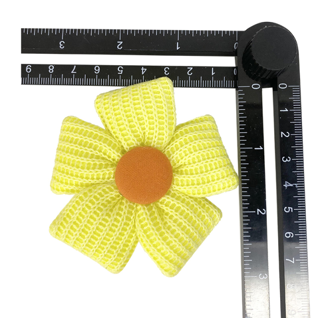 Custom rope embroidery shoes flower wool knitting crochet embroidery shoes flower jewelry women's shoes sandal face semi-finished accessories to sample processing