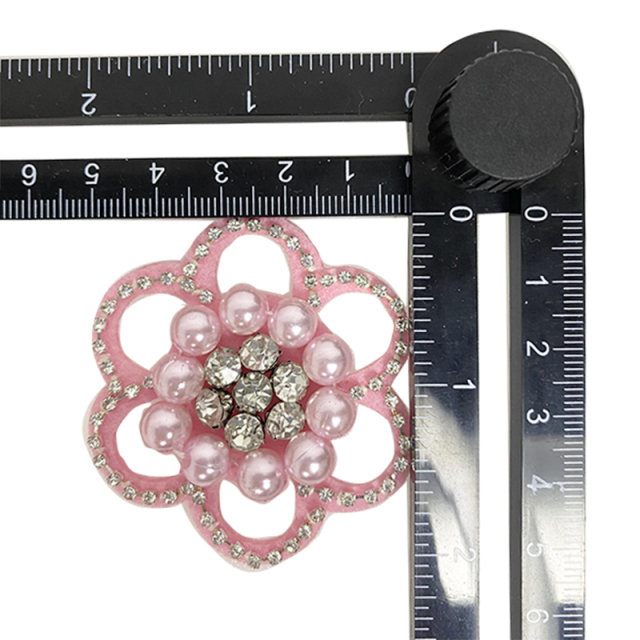 Women's shoes accessories hand-stitched nail beads shoes flower petal-like ornaments clothing shoes accessories processing custom wholesale