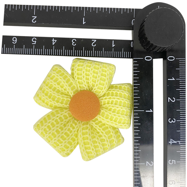 Custom rope embroidery shoes flower wool knitting crochet embroidery shoes flower jewelry women's shoes sandal face semi-finished accessories to sample processing