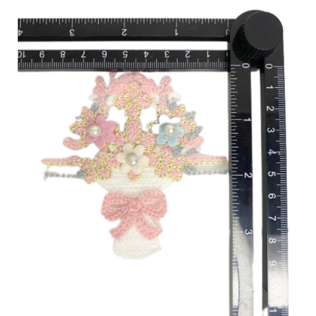 Custom new shoe flower embroidery rope rope hand-stitched beaded shoes flower jewelry women's shoes slippers children's shoes accessories to sample processing