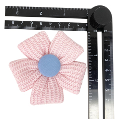 Custom rope embroidery shoes flower wool knitting crochet embroidery shoes flower jewelry women's shoes sandal face semi-finished accessories to sample processing