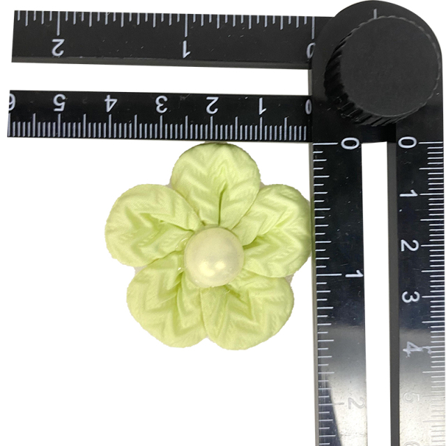 Custom shoe flower accessories cloth hand nail bead embossed shoes flower jewelry women's shoes sandal face semi-finished accessories to sample processing