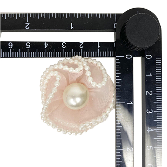 Custom beads embroidery shoes flower handmade mesh nail beads iron drill shoes flower jewelry women's shoes slippers children's shoes accessories to sample processing