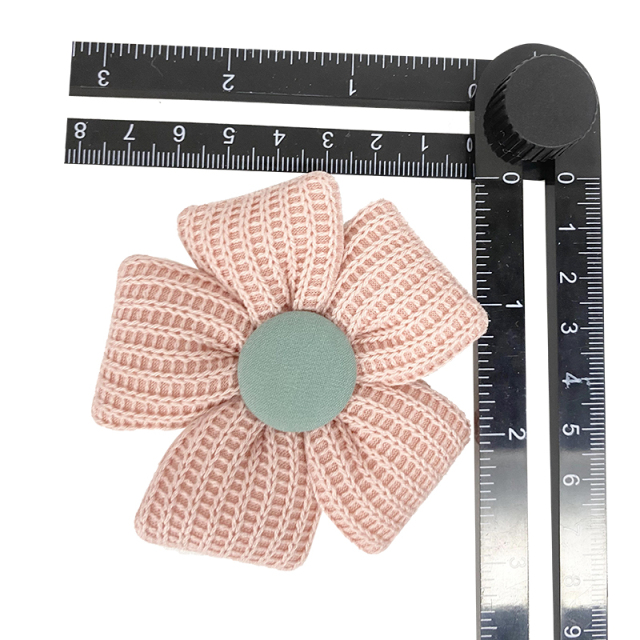 Custom rope embroidery shoes flower wool knitting crochet embroidery shoes flower jewelry women's shoes sandal face semi-finished accessories to sample processing