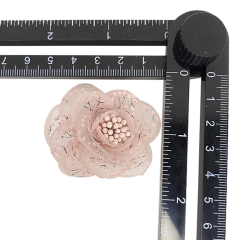 Custom boho nuevos zapatos bordados de perlas flores cosidas a mano adornos zapatos de mujer zapatillas zapatos de niño accesorios muestras procesadas