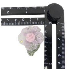 Custom boho nuevos zapatos bordados de perlas flores cosidas a mano adornos zapatos de mujer zapatillas zapatos de niño accesorios muestras procesadas