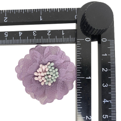 Custom boho nuevos zapatos bordados de perlas flores cosidas a mano adornos zapatos de mujer zapatillas zapatos de niño accesorios muestras procesadas