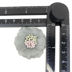 Custom boho nuevos zapatos bordados de perlas flores cosidas a mano adornos zapatos de mujer zapatillas zapatos de niño accesorios muestras procesadas