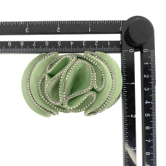 Novedades zapato flor espalda goma taladros bolsas zapato metálico hebillas zapato mujer zapatillas zapato flor zapato hebillas zapato flor material accesorios open mold custom