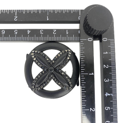 Novedades zapato flor espalda goma taladros bolsas zapato metálico hebillas zapato mujer zapatillas zapato flor zapato hebillas zapato flor material accesorios open mold custom