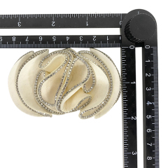 Novedades zapato flor espalda goma taladros bolsas zapato metálico hebillas zapato mujer zapatillas zapato flor zapato hebillas zapato flor material accesorios open mold custom