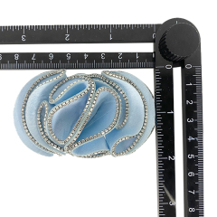 Novedades zapato flor espalda goma taladros bolsas zapato metálico hebillas zapato mujer zapatillas zapato flor zapato hebillas zapato flor material accesorios open mold custom