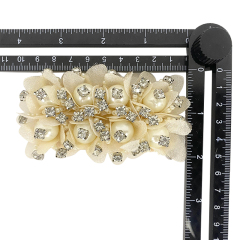 Novedades zapato flor espalda goma taladros bolsas zapato metálico hebillas zapato mujer zapatillas zapato flor zapato hebillas zapato flor material accesorios open mold custom