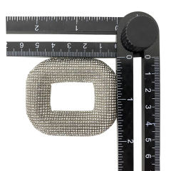 Novedades zapato flor espalda goma taladros bolsas zapato metálico hebillas zapato mujer zapatillas zapato flor zapato hebillas zapato flor material accesorios open mold custom