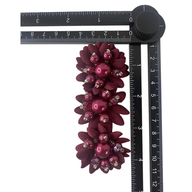 Zapatos personalizados flores hechos a mano con cuentas bordados clavos zapatos con cuentas adornos florales zapatos de mujer zapatillas zapatos de niño hebillas de zapatos accesorios de la parte superior procesamiento de muestras