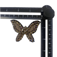 Zapatos personalizados flores hechos a mano con cuentas bordados clavos zapatos con cuentas adornos florales zapatos de mujer zapatillas zapatos de niño hebillas de zapatos accesorios de la parte superior procesamiento de muestras